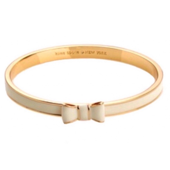 KATE SPADE • Take a Bow Bangle Stacking Layering Gold Bracelet - Picture 2 of 4